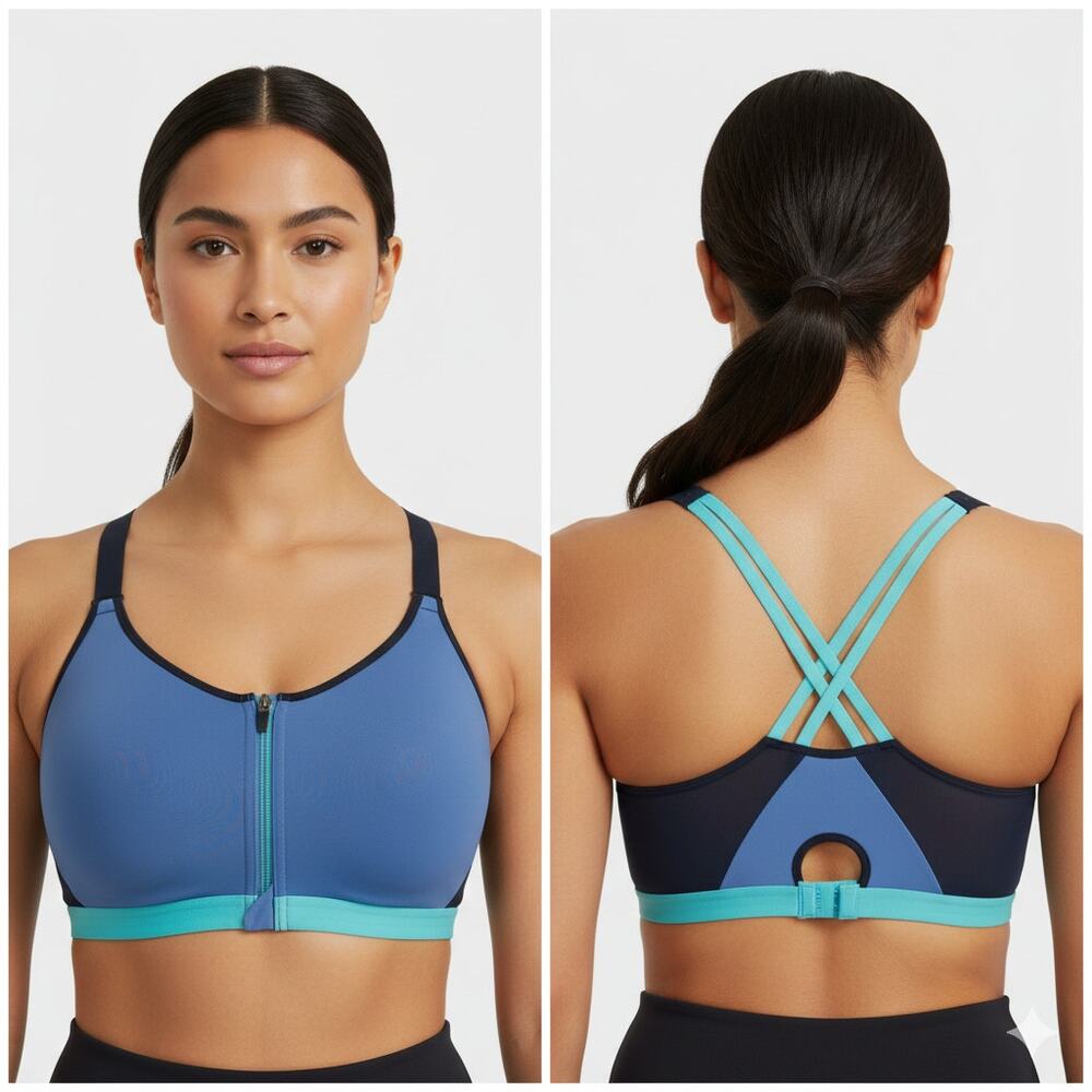 MTA Sport 3X Sports Bra Shades of Blue
